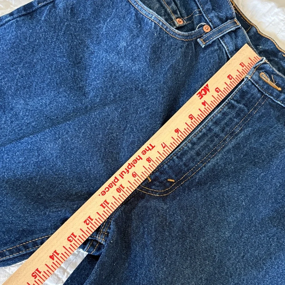 Vtg Black Tag‎ Levi's Dark Blue Straight Men's Jeans